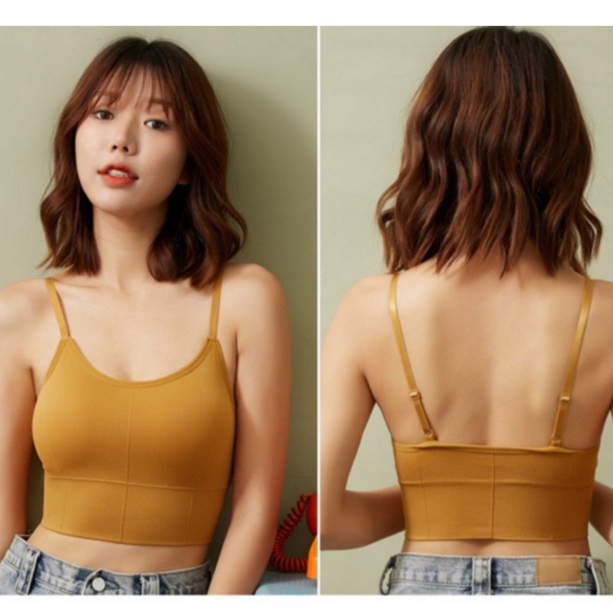 Women's Multicolored Padded Sports Bra