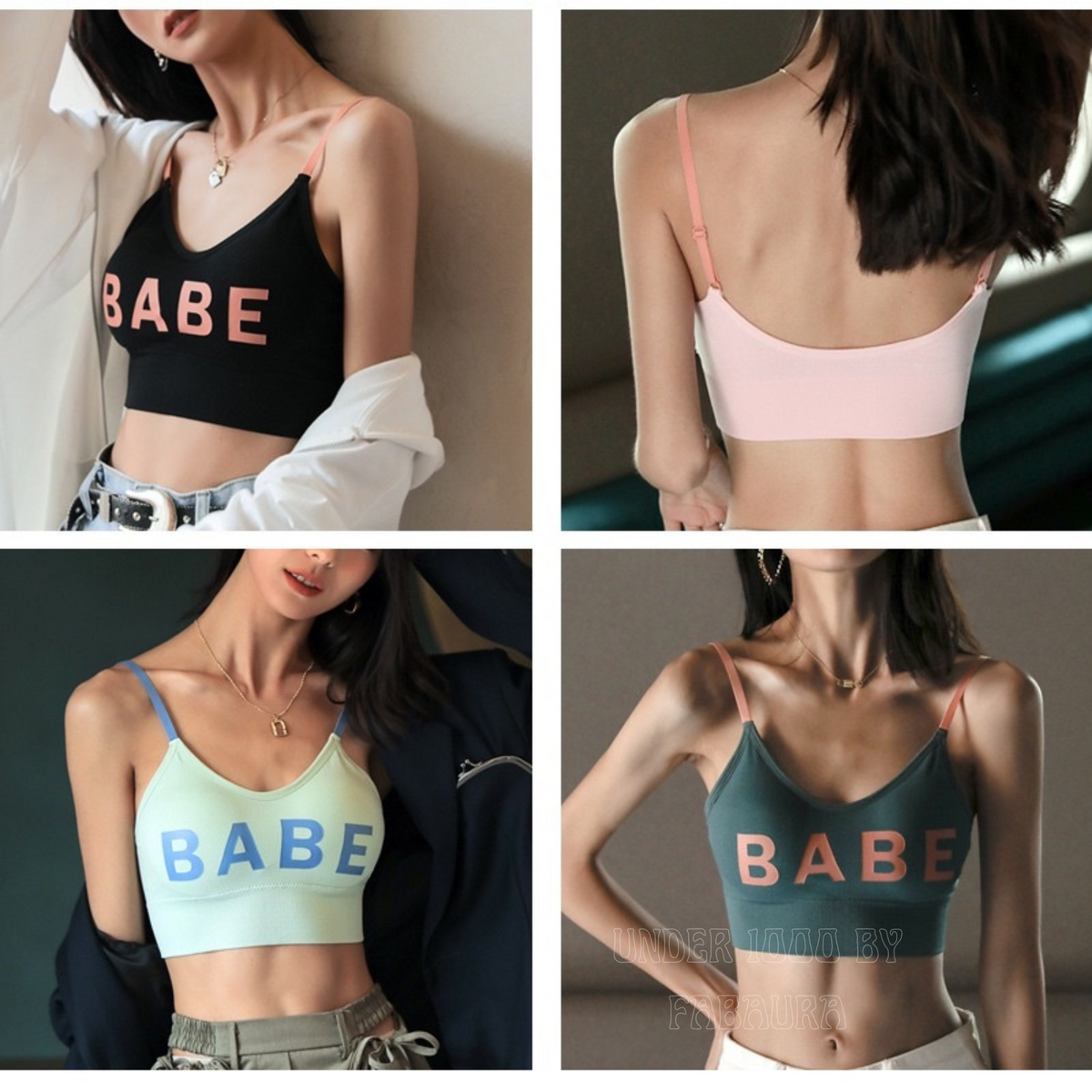 Women's Multi Padded Sports Bra Pack Of 2.