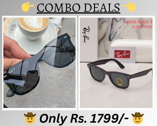 BEST Polarized Sunglasses for Men Combo | Top Rated Aviator, Wayfarer, and Square Men's Shades | 100% UV Protection & Mirrored Lenses | Lightweight Pilot and Rectangle Styles Ideal Sunglasses for men