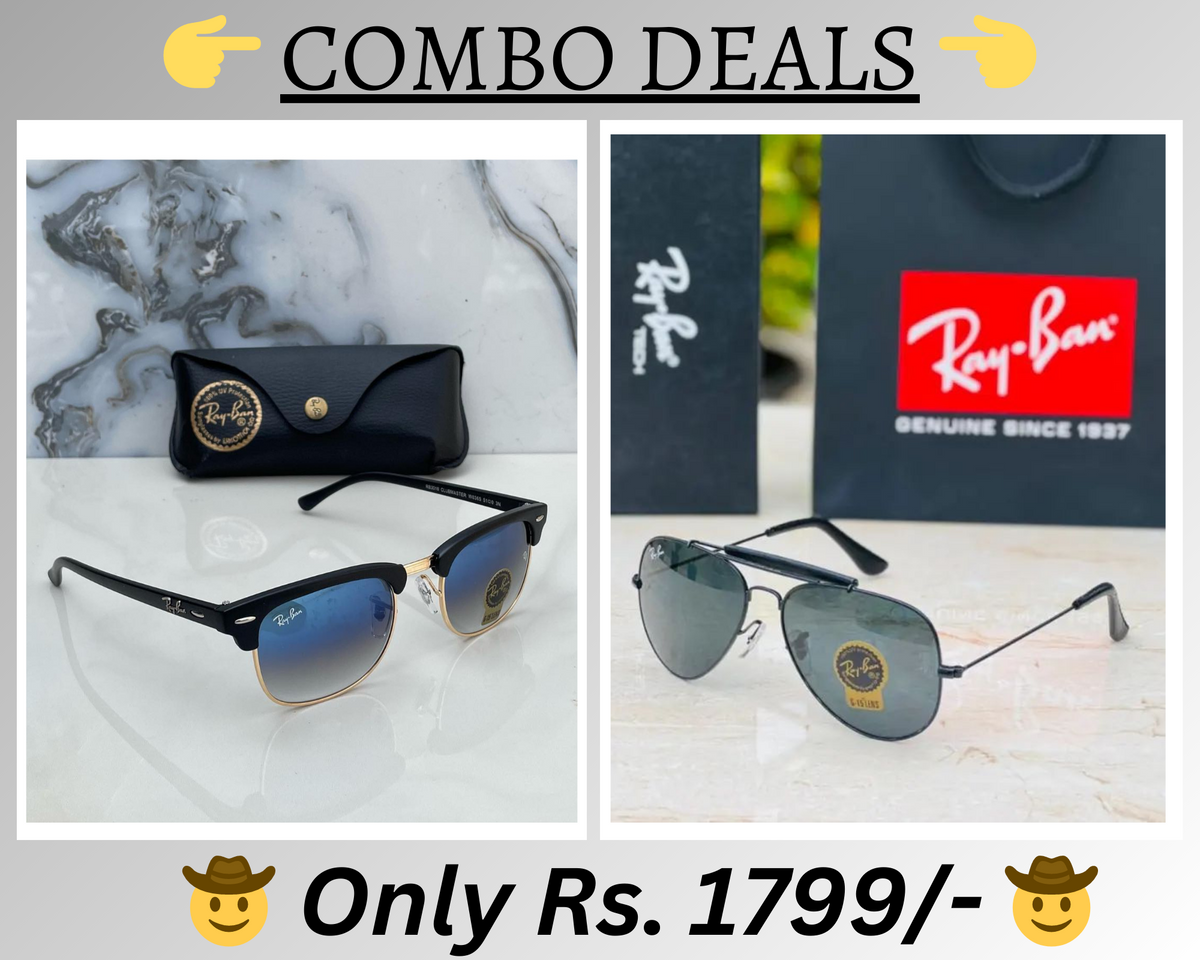 BEST Polarized Sunglasses for Men Combo | Top Rated Aviator, Wayfarer, and Square Men's Shades | 100% UV Protection & Mirrored Lenses | Lightweight Pilot and Rectangle Styles Ideal Sunglasses for men