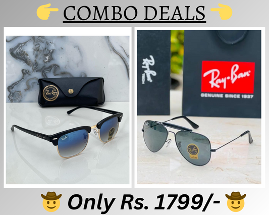 BEST Polarized Sunglasses for Men Combo | Top Rated Aviator, Wayfarer, and Square Men's Shades | 100% UV Protection & Mirrored Lenses | Lightweight Pilot and Rectangle Styles Ideal Sunglasses for men