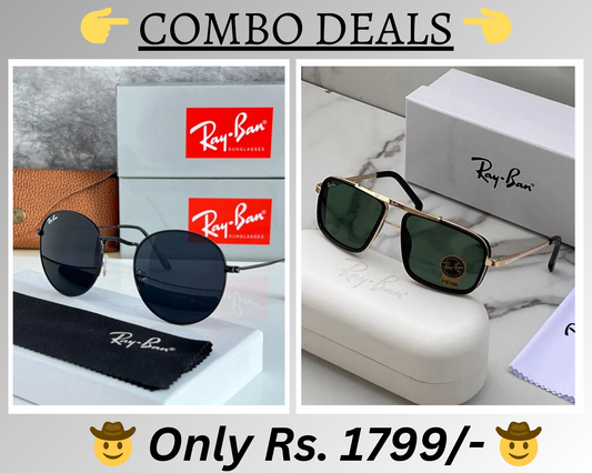 BEST Polarized Sunglasses for Men Combo | Top Rated Aviator, Wayfarer, and Square Men's Shades | 100% UV Protection & Mirrored Lenses | Lightweight Pilot and Rectangle Styles Ideal Sunglasses for men