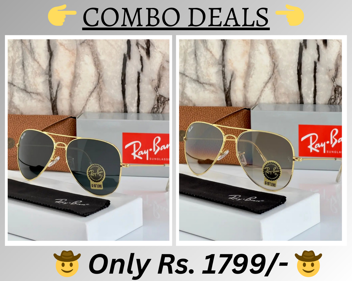 BEST Polarized Sunglasses for Men Combo | Top Rated Aviator, Wayfarer, and Square Men's Shades | 100% UV Protection & Mirrored Lenses | Lightweight Pilot and Rectangle Styles Ideal Sunglasses for men