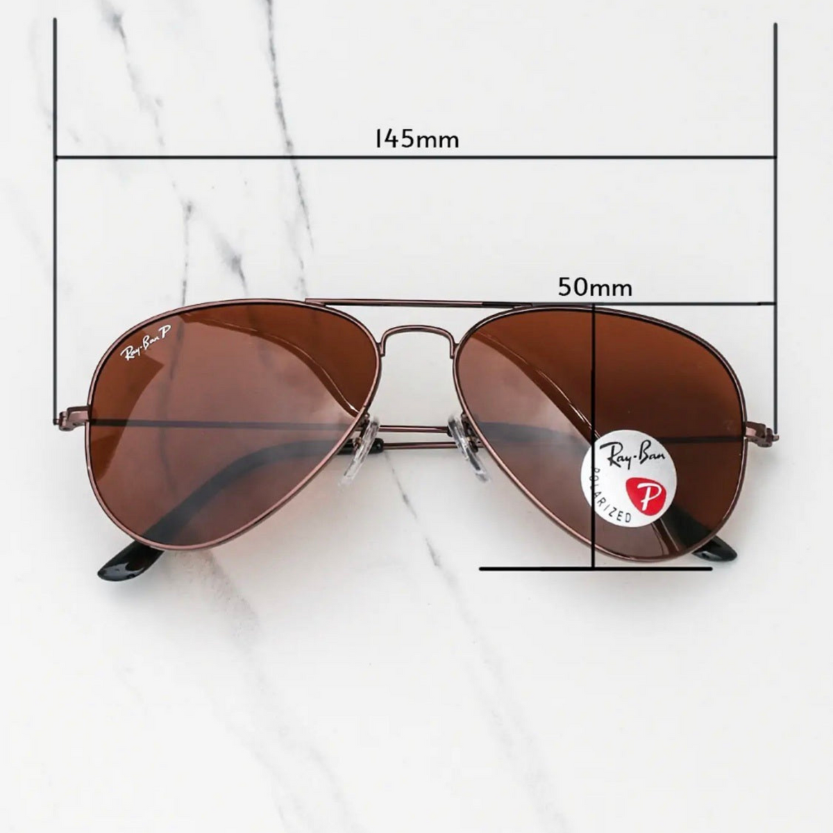 BEST Polarized Sunglasses for Men | Top Rated Aviator, Wayfarer, and Square Men's Shades | 100% UV Protection & Mirrored Lenses | Lightweight Pilot and Rectangle Styles Ideal Sunglasses for men #3026
