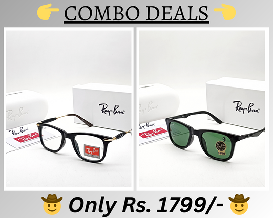 BEST Polarized Sunglasses for Men Combo | Top Rated Aviator, Wayfarer, and Square Men's Shades | 100% UV Protection & Mirrored Lenses | Lightweight Pilot and Rectangle Styles Ideal Sunglasses for men
