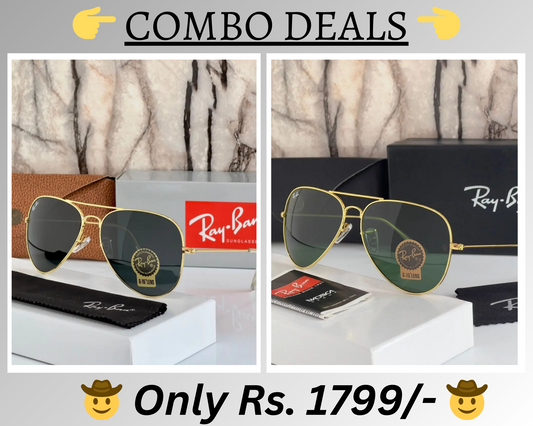 BEST Polarized Sunglasses for Men Combo | Top Rated Aviator, Wayfarer, and Square Men's Shades | 100% UV Protection & Mirrored Lenses | Lightweight Pilot and Rectangle Styles Ideal Sunglasses for men