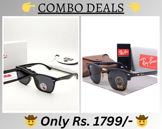 BEST Polarized Sunglasses for Men Combo | Top Rated Aviator, Wayfarer, and Square Men's Shades | 100% UV Protection & Mirrored Lenses | Lightweight Pilot and Rectangle Styles Ideal Sunglasses for men