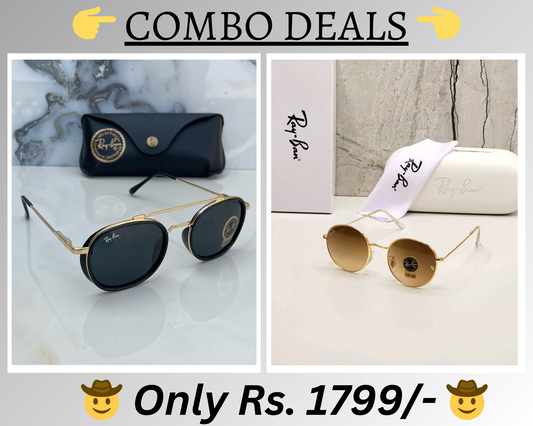 BEST Polarized Sunglasses for Men Combo | Top Rated Aviator, Wayfarer, and Square Men's Shades | 100% UV Protection & Mirrored Lenses | Lightweight Pilot and Rectangle Styles Ideal Sunglasses for men