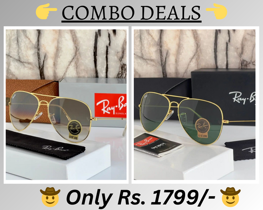 BEST Polarized Sunglasses for Men Combo | Top Rated Aviator, Wayfarer, and Square Men's Shades | 100% UV Protection & Mirrored Lenses | Lightweight Pilot and Rectangle Styles Ideal Sunglasses for men