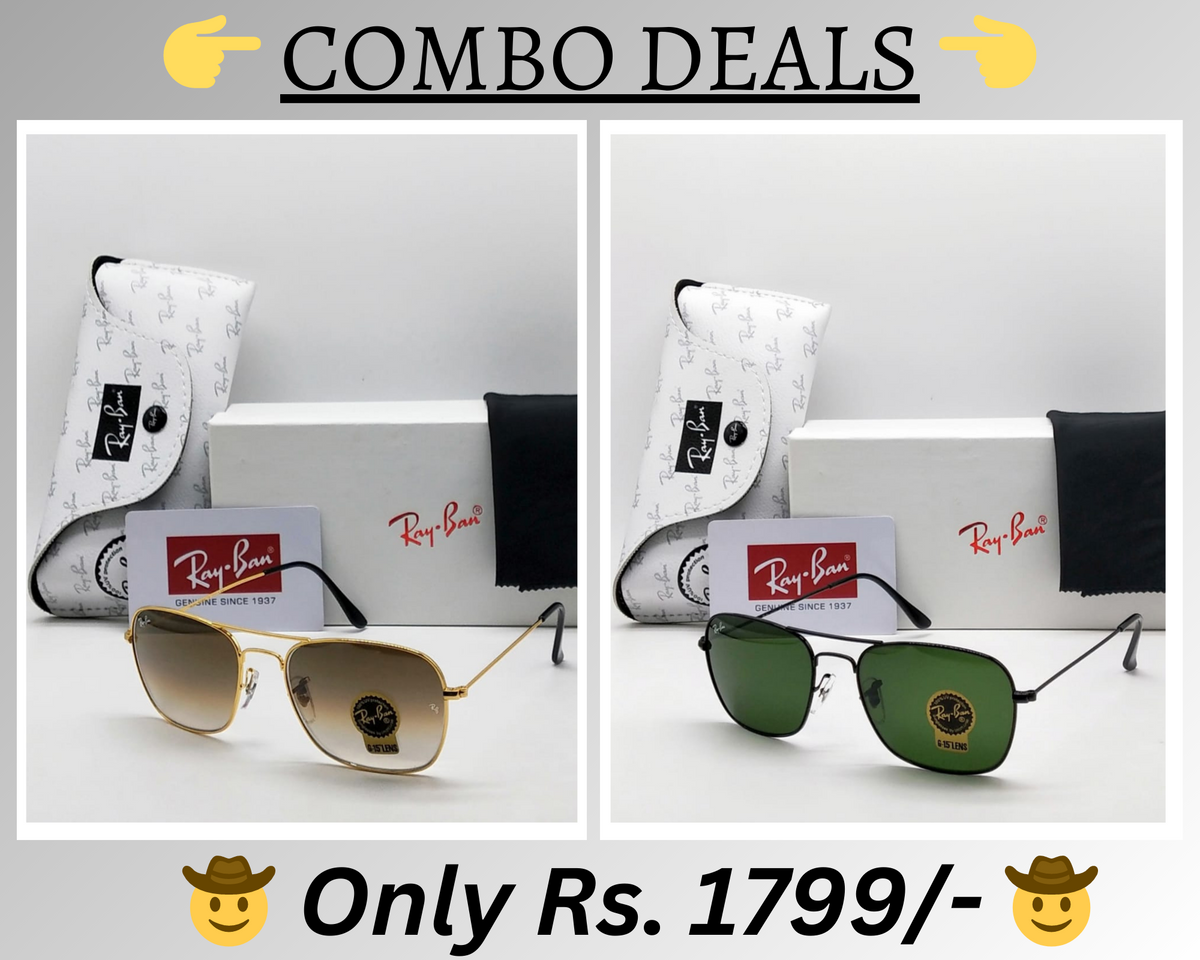 BEST Polarized Sunglasses for Men Combo | Top Rated Aviator, Wayfarer, and Square Men's Shades | 100% UV Protection & Mirrored Lenses | Lightweight Pilot and Rectangle Styles Ideal Sunglasses for men