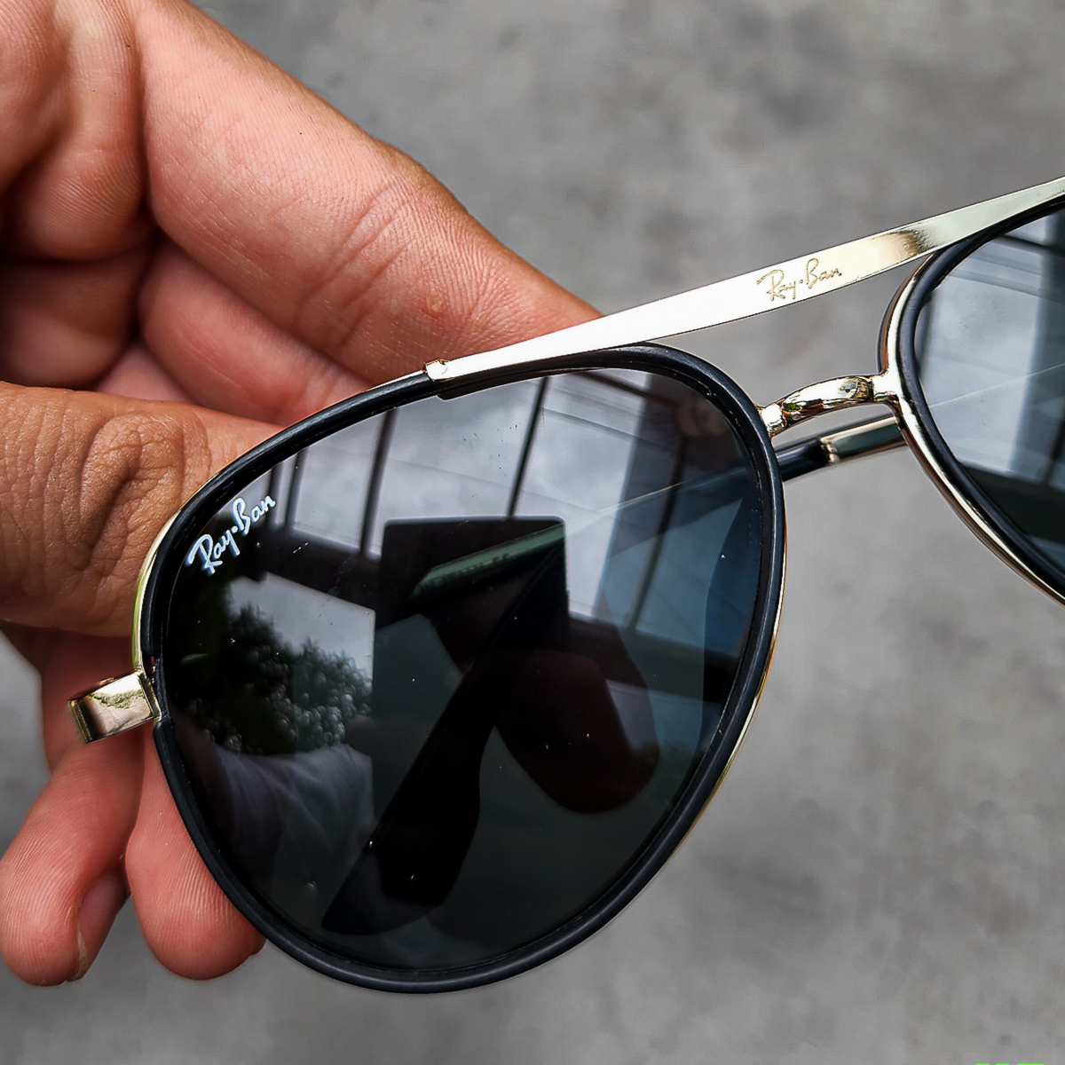 BEST Polarized Sunglasses for Men | Top Rated Aviator, Wayfarer, and Square Men's Shades | 100% UV Protection & Mirrored Lenses | Lightweight Pilot and Rectangle Styles Ideal Sunglasses for men #4414