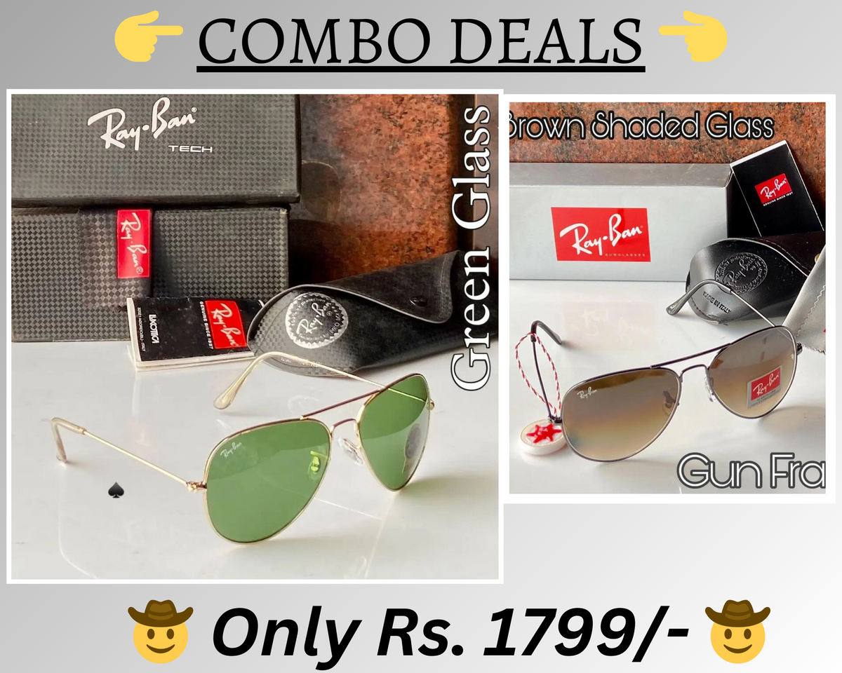 BEST Polarized Sunglasses for Men Combo | Top Rated Aviator, Wayfarer, and Square Men's Shades | 100% UV Protection & Mirrored Lenses | Lightweight Pilot and Rectangle Styles Ideal Sunglasses for men