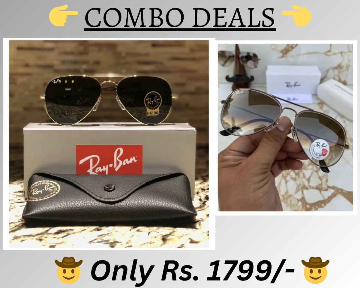 BEST Polarized Sunglasses for Men Combo | Top Rated Aviator, Wayfarer, and Square Men's Shades | 100% UV Protection & Mirrored Lenses | Lightweight Pilot and Rectangle Styles Ideal Sunglasses for men