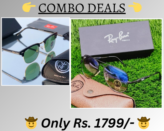 BEST Polarized Sunglasses for Men Combo | Top Rated Aviator, Wayfarer, and Square Men's Shades | 100% UV Protection & Mirrored Lenses | Lightweight Pilot and Rectangle Styles Ideal Sunglasses for men