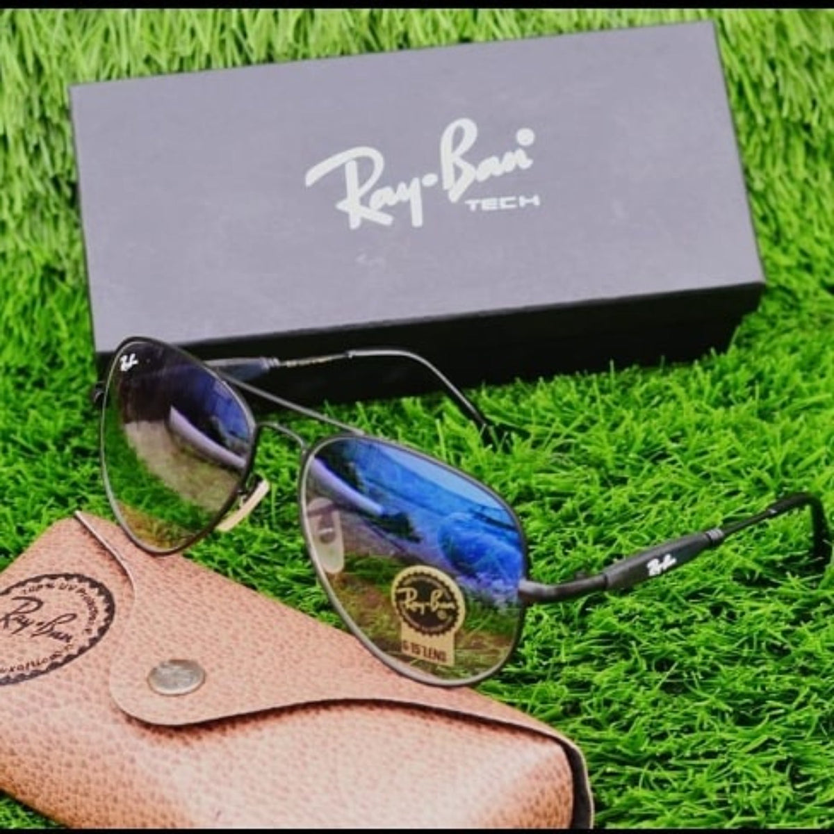 BEST Polarized Sunglasses for Men | Top Rated Aviator, Wayfarer, and Square Men's Shades | 100% UV Protection & Mirrored Lenses | Lightweight Pilot and Rectangle Styles Ideal Sunglasses for men #3517
