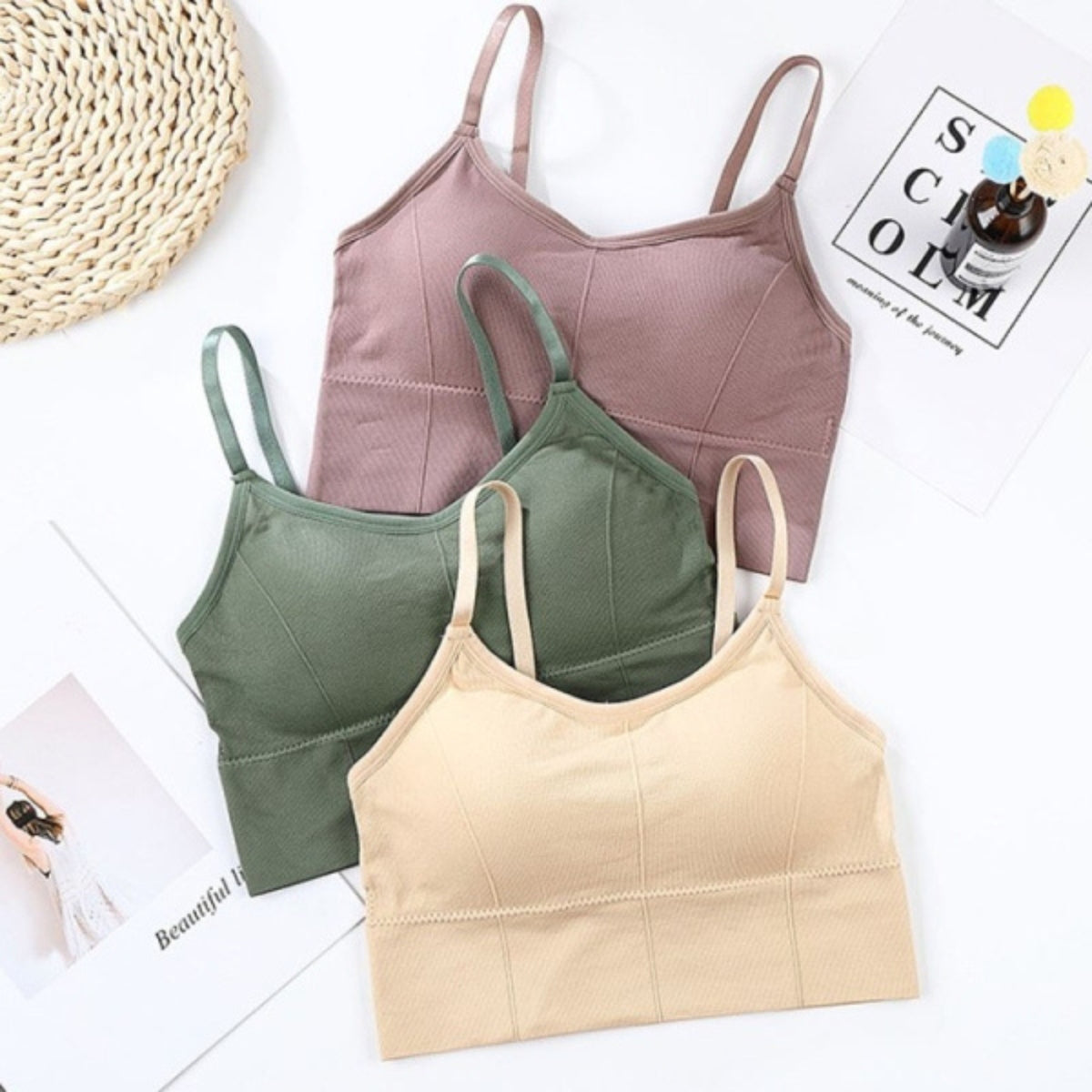 Women & Girls Premium Quality Full Coverage Lightly Padded Bra,Honeymoon Bra , Comfortable Bra Combo Of 3 Pcs
