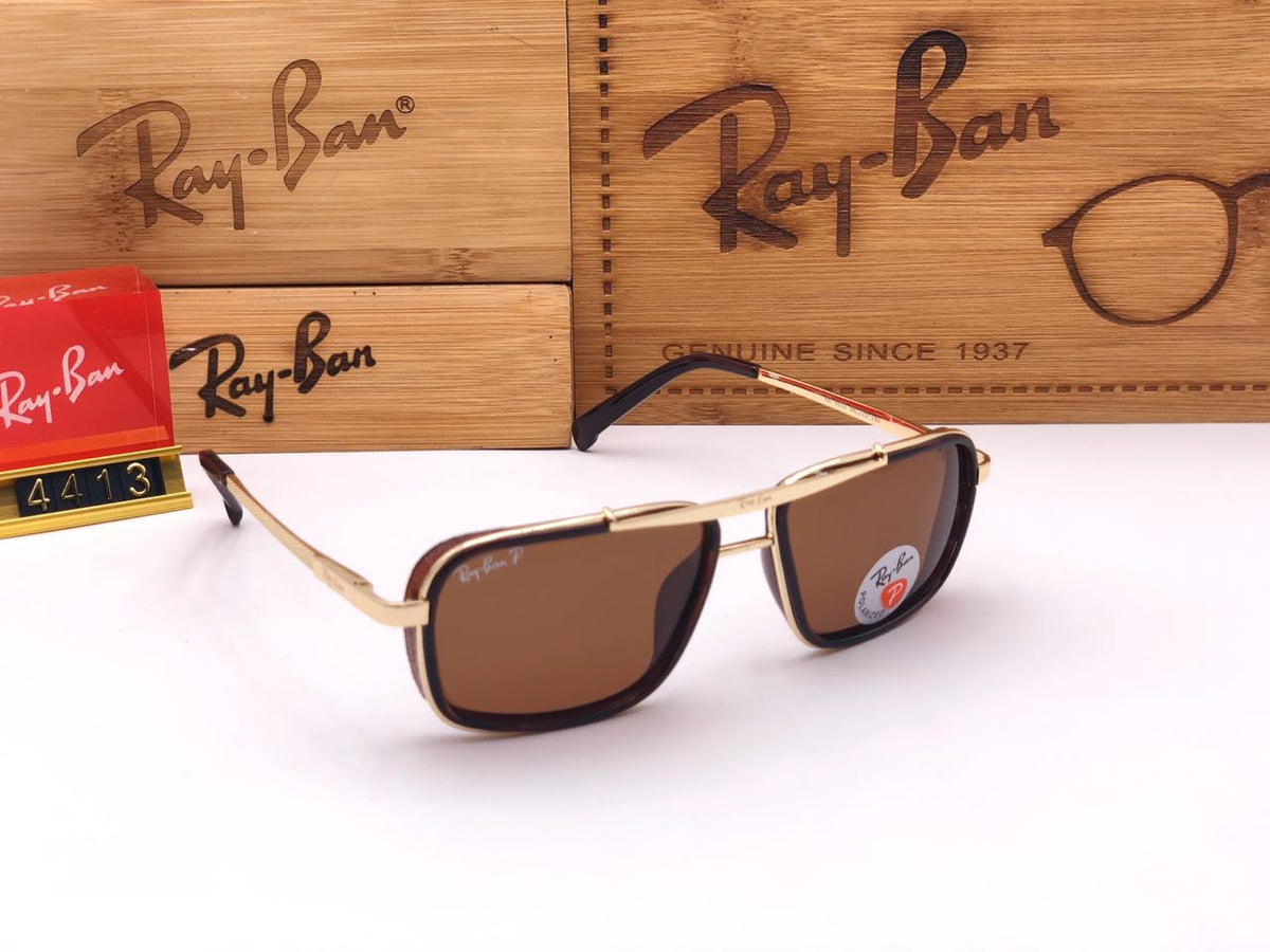 BEST Polarized Sunglasses for Men | Top Rated Aviator, Wayfarer, and Square Men's Shades | 100% UV Protection & Mirrored Lenses | Lightweight Pilot and Rectangle Styles Ideal Sunglasses for men #4413