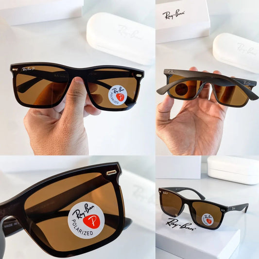 BEST Polarized Sunglasses for Men | Top Rated Aviator, Wayfarer, and Square Men's Shades | 100% UV Protection & Mirrored Lenses | Lightweight Pilot and Rectangle Styles Ideal Sunglasses for men #650