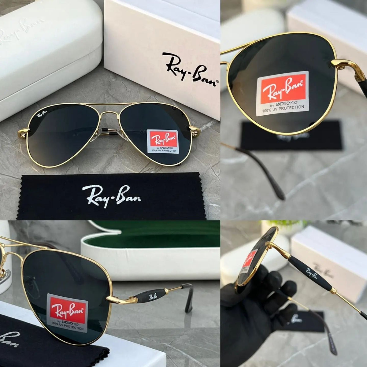 BEST Polarized Sunglasses for Men Combo | Top Rated Aviator, Wayfarer, and Square Men's Shades | 100% UV Protection & Mirrored Lenses | Lightweight Pilot and Rectangle Styles Ideal Sunglasses for men