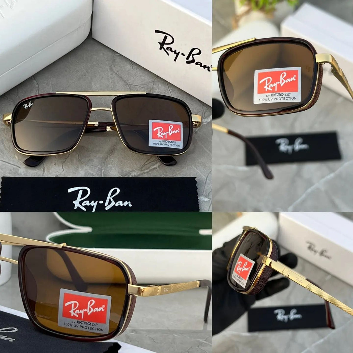 BEST Polarized Sunglasses for Men Combo | Top Rated Aviator, Wayfarer, and Square Men's Shades | 100% UV Protection & Mirrored Lenses | Lightweight Pilot and Rectangle Styles Ideal Sunglasses for men