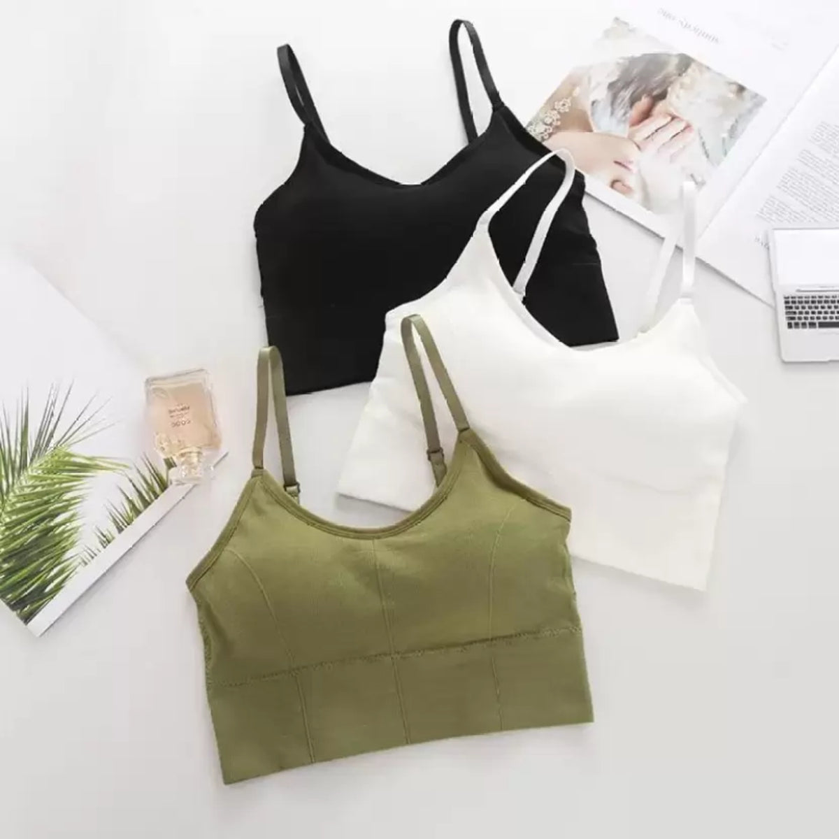 Women & Girls Premium Quality Full Coverage Lightly Padded Bra,Honeymoon Bra , Comfortable Bra Combo Of 3 Pcs