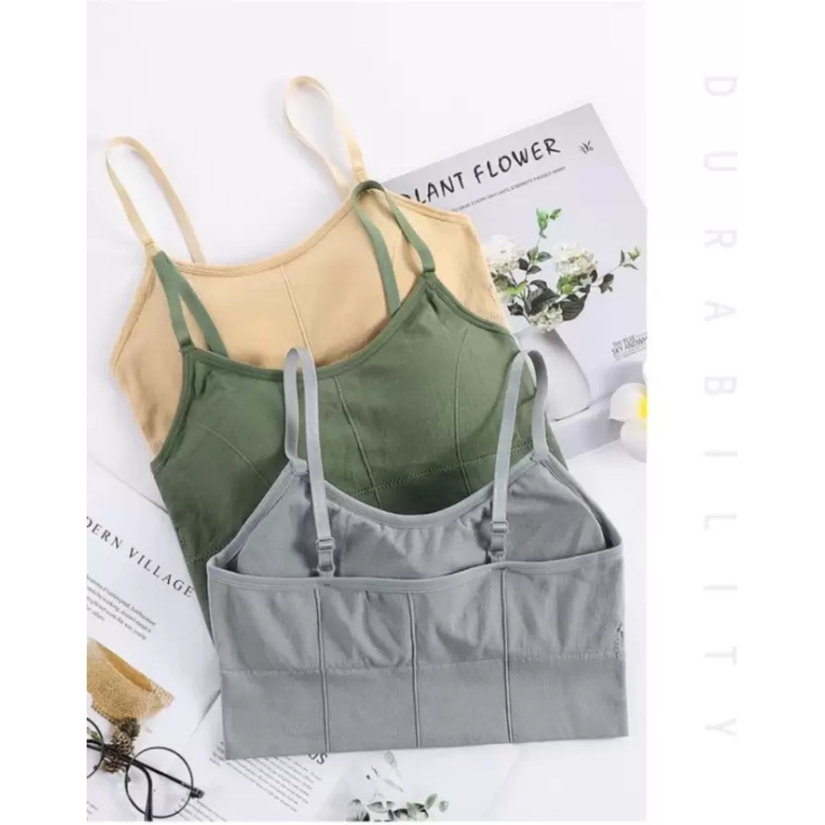 Women & Girls Premium Quality Full Coverage Lightly Padded Bra,Honeymoon Bra , Comfortable Bra Combo Of 3 Pcs