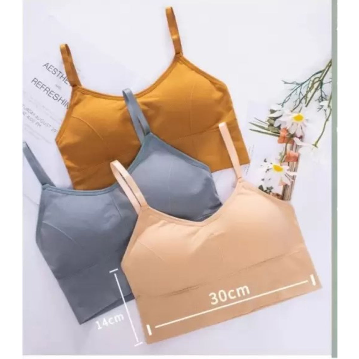 Women & Girls Premium Quality Full Coverage Lightly Padded Bra,Honeymoon Bra , Comfortable Bra Combo Of 3 Pcs