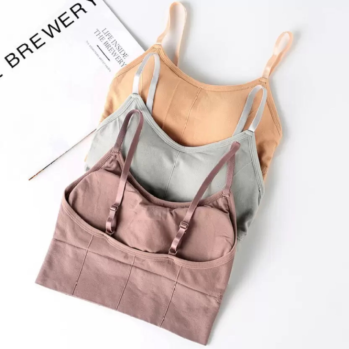 Women & Girls Premium Quality Full Coverage Lightly Padded Bra,Honeymoon Bra , Comfortable Bra Combo Of 3 Pcs
