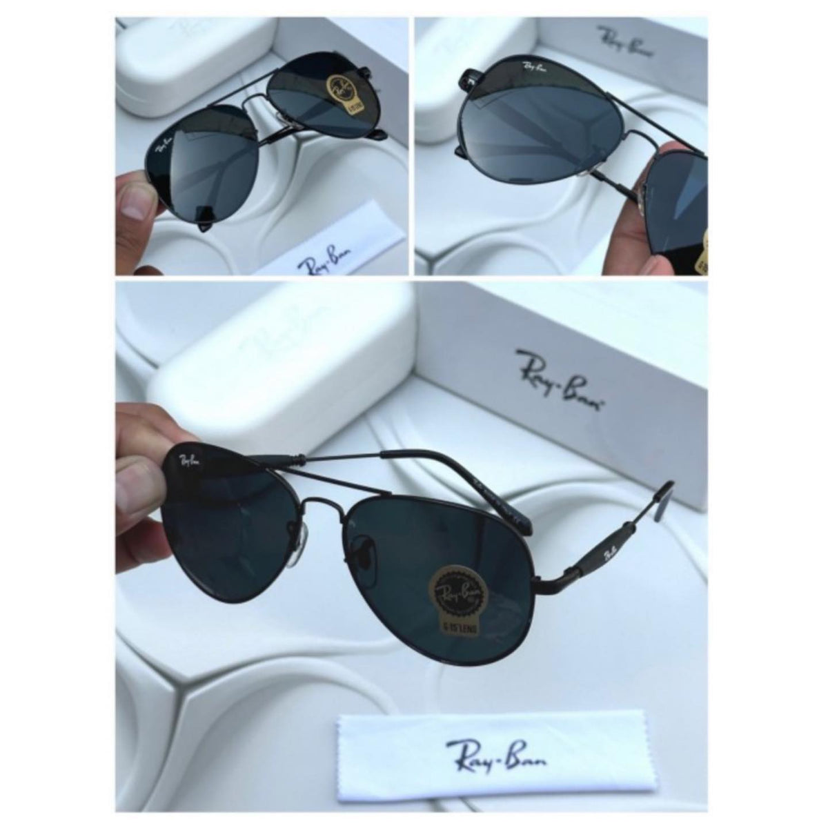 BEST Polarized Sunglasses for Men Combo | Top Rated Aviator, Wayfarer, and Square Men's Shades | 100% UV Protection & Mirrored Lenses | Lightweight Pilot and Rectangle Styles Ideal Sunglasses for men