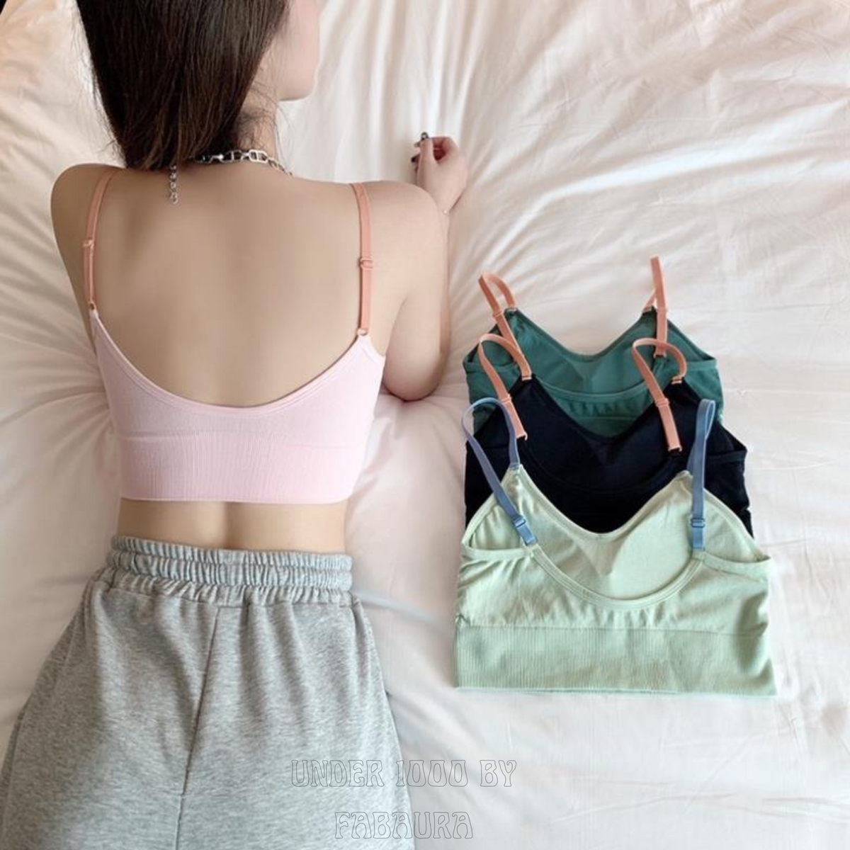 Women's Multi Padded Sports Bra Pack Of 2.